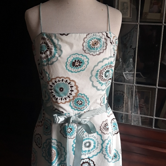 NWT Jessica Howard White and Blue Sundress - Picture 2 of 7